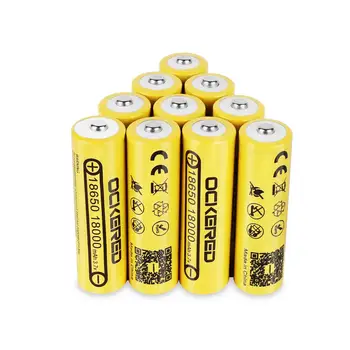 10 KOSOV NOVIH 18650 Baterijo 3,7 V Polnilna Litij-Batteri s PCB Za Svetilko, Baterije z Brezplačno 18650 USB Polnilec za Baterije
