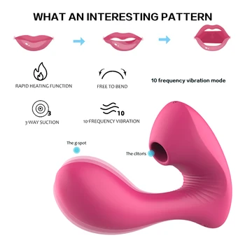 10 Model Sesanju Vibrator Sex Igrača Za Ženske Z Vibriranjem Bedak Ustni Klitoris Stimulator Spolnih Sesalna Vibrator Ženski Odrasle Izdelka