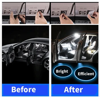 11x Canbus Napak LED Notranja Luč Kit Paket za Toyota Tundra 2016-2019 Avto Dodatki Zemljevid Dome Trunk Licenco Svetlobe