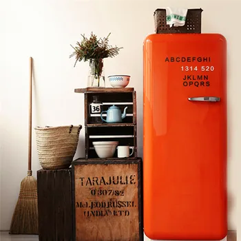 169PC Srefrigerator Magneti Spominek Pismo, Simbol DIY Dekoracijo Sten Pene Črne in Bele Črke Dom Dekoracija dodatna Oprema