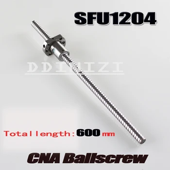 1pcs/veliko SFU1204 Žogo Vijak L600mm Ballscrew Z SFU1204 Eno Ballnut Za CNC delov Brez konca strojno Brezplačna dostava