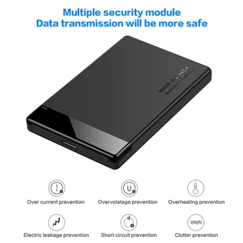 2.5 inch USB 3.0 SATA HDD SSD Zunanji Trdi Disk, Ohišje 6TB 5Gbps Trdi Disk v Polje Primeru Lupini Polje