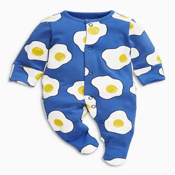 2017 Baby girl obleke z dolgimi rokavi romper novorojenčka kombinezon baby fantje pižamo bombaž bebes risanka oblačila enem kosu jumpsuit