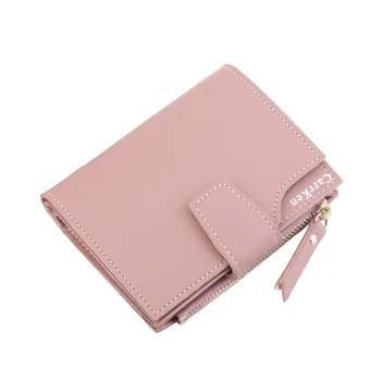 2020 Nove ženske kratke denarnice denarnica ženska PU usnje barva modne denarnice tri krat kovanec torbici tassel kartico vrečko