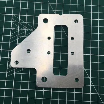 2PCS aluminijastih plošč za DIY Tevo 3D tiskalnik 3 MM debelina 3 mm debeline