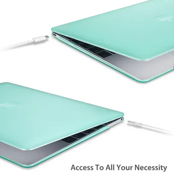 3in1 Mat laptop primeru torba za prenosni RAČUNALNIK Macbook air Pro 11 12 13 15 palčni kritje za macbook pro Retina 13.3 15.4 dotik bar ID