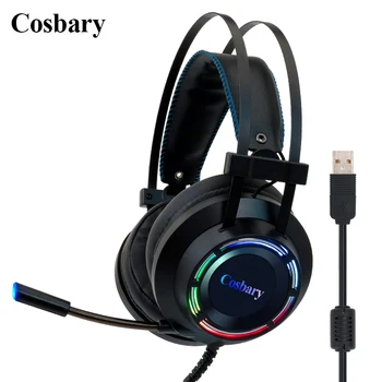 7.1 kanalni gaming slušalke,žični mikrofon,z roza slušalke, za PS4 PC Telefon, prenosni računalnik heavy bass USB zmanjšanje hrupa