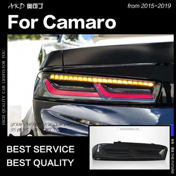 Avto Styling za Chevrolet Camaro LED Rep Svetlobe-2019 Novi Camaro Dinamičnih Signalov zaključne luči DRL Zavore Povratne auto Dodatki