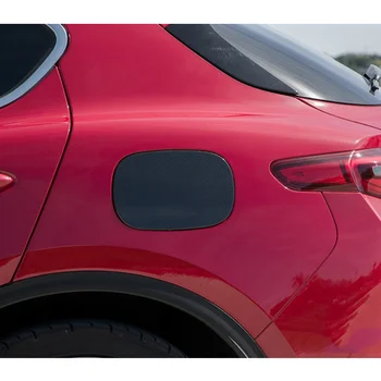 Brezplačna dostava za avto refitted dodatki, ogljikovih vlaken rezervoar za gorivo vrata olja pokrov za Alfa Romeo Stelvio