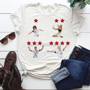 Carli Lloyd Megan Rapinoe Ženske Footbharajuku Ulične Shirt Mens T-Shirt