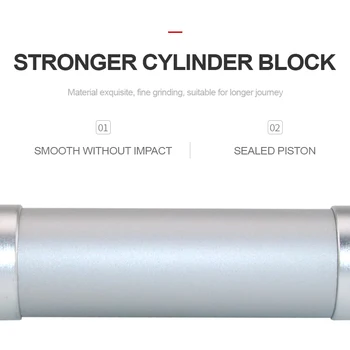 CHLED MAL Serije Mini Pnevmatski Cylinder16/20/25/32/40 mm Izvrtina 25-300mmStroke Dvojno, ki Deluje Aluminij Zlitine pnumatic Zračni Valj
