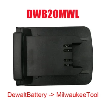 Električna Moč Orodje Adapter Pretvornik MWB18DWL( Mliwaukee baterijo, De Walt Orodje) DWB20MWL ( De walt Baterije za Milwaukee Orodje)