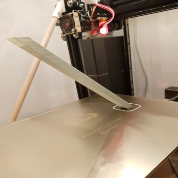 ENERGIČNA Novo po Meri 300*200mm Odstranitev Spomladi Jeklene Pločevine uporablja PEI Graditi Ploščo +, ki je Osnova za BigBox E3D 3D Tiskalnik Greti Posteljo
