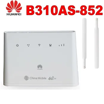 Huawei b310as-852 4G Lte Usmerjevalnik B310 Lan Car Hotspot 150Mbps 4G LTE CPE WIFI USMERJEVALNIK Modem z 2pcs antene