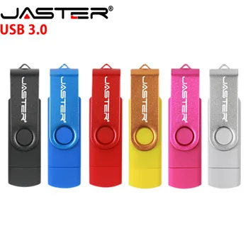 JASTER debelo mini Flip kovinski OTG USB 3.0 Zunanji pomnilnik high speed USB 32GB 64GB 8GB 16GB 4GB U disk brezplačna dostava