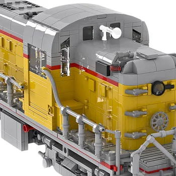 Klasična Union Pacific Alco RS-2 Parna Lokomotiva Model Moc Tehnika gradniki Diy Modularno opeko otroci igrače božič darilo
