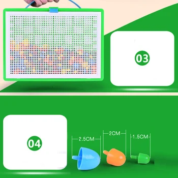Lantiger 296pcs Gob Nohtov Inteligentni 3D Puzzle Igre DIY Gob Lak za Plastične Flashboard Otroci Igrače Izobraževalne Igrače