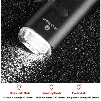 LED svetilka Visoke Kakovosti Svetilka Kolesarjenje Žarometov Sprednje Luči Nepremočljiva Aluminija Lupine Kolo Svetlobe USB za Polnjenje
