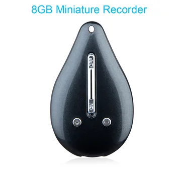 M3 Mini USB 8GB Obesek Avdio Snemalnik Miniaturni Diktafon Dictaphone Prenosni MP3 Predvajalnik Intervjujev, Sestankov