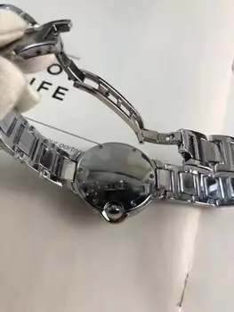 Moda Srebro iz Nerjavečega blagovno Znamko Dame Quartz ure Znana Ženska Ura Nekaj Watch Montre Femme Reloj