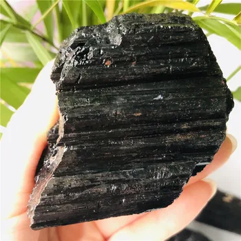 Naravni Črni Turmalin Kristalov Grobo Kamen Rock Mineralnih Vzorcu Zdravilni Kamen Doma Dekoracijo