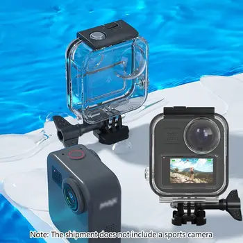 Nepremočljiva Lupine Zaščitni Pokrov, Kaljeno Steklo Film za GoPro Max Fotoaparat Kit