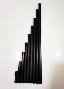 Nova zasnova del Črn Aluminij Zlitine 15 mm Palica - 5 cm 10 cm 15 cm 20 cm 25 cm 30 cm 35 cm 40 cm 45 cm za 15 mm Palica Železniškega Sistema za Podporo