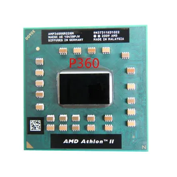 Original AMD Athlon P360 CPU AMP360SGR22GM 25 w Dual core Socket S1 2.3 G.