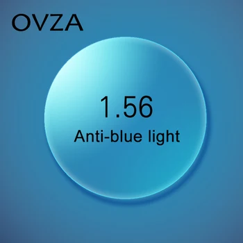 OVZA 1.56 Anti-modra Svetloba očala Leče Recept Leče Kratkovidna Leče Lahko Prilagodite Asferični UV Zaščito Leče Kratkovidna CR39