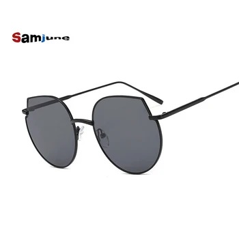 Samjune Mačka Oči, sončna Očala Ženske Oblikovalec Osebnost Letnik Moški sončna Očala UV400 sončna Očala oculos de sol