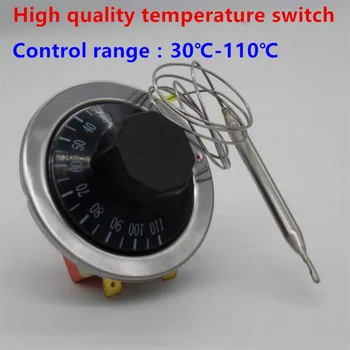 Termostat AC220V 16A Klicanje Nadzor Temperature Stikalo senzor za Električni Pečici 30-110C Izbiranje Posebej Izdelani Termočlen