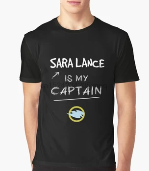 Tiskani Moški Majica Bombaž tshirts O-Vratu Kratek Rokav Sara Lance je moj Kapetan Ženske T-Shirt