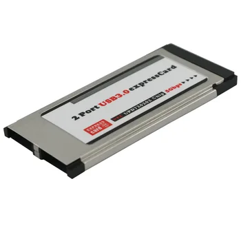 XT-XINTE PCI Express, USB 3.0 2 Dual Vrata PCI-E Express Card Adapter za NEC 34 MM, Režo ExpressCard Pretvornik PCMCIA Prenosnik