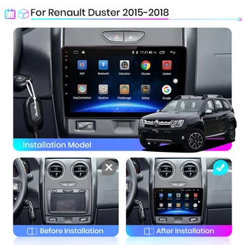 Za Renault delovna halja - 2018 2 DIN Android 8.1 Avto Radio Večpredstavnostna Video Predvajalnik Navigacija GPS WIFI FM stereo Android