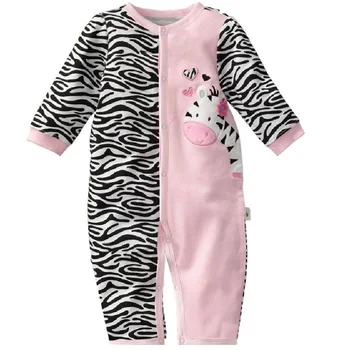 Zebra Otroške igralne obleke Dojencek Dekliška oblačila Telo obleke iz Enega kosa Romper bebe jumpsuit novorojenčka roupa bebes infantil mesecev Pižami