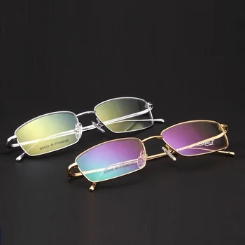 Širina-140 Čistega titana moški podjetja ultra lahka kratkovidnost optična očala okvirji moških branje stekla očala okvirji za očala