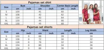 Ženske Svile Pajama Določa Ženska Ženske Saten Pyjama Nastavite Svilnato Poletni Lounge Nosijo Pižamo Kratek Rokav Pjs trdna